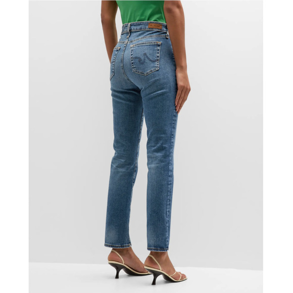 AG Jeans Adriano Goldschmied NWT Mari High Rise Slim Straight Denim Jeans  // 24 - Picture 2 of 13